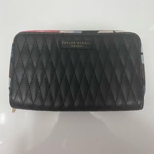 Taylor Brooke double zip wallet